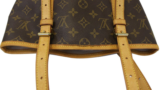 Louis Vuitton Monogram Canvas Leather Bucket Bag CBLXZXDU