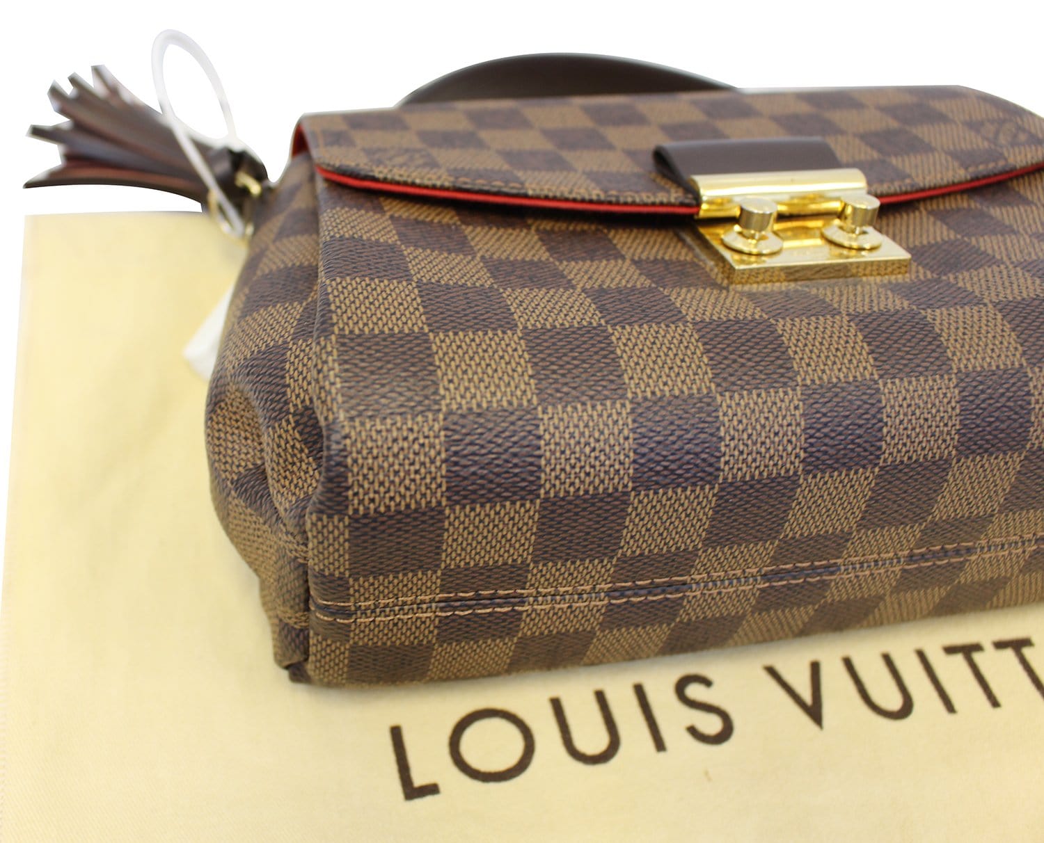 Louis Vuitton Damier Ebene Croisette Shoulder Bag