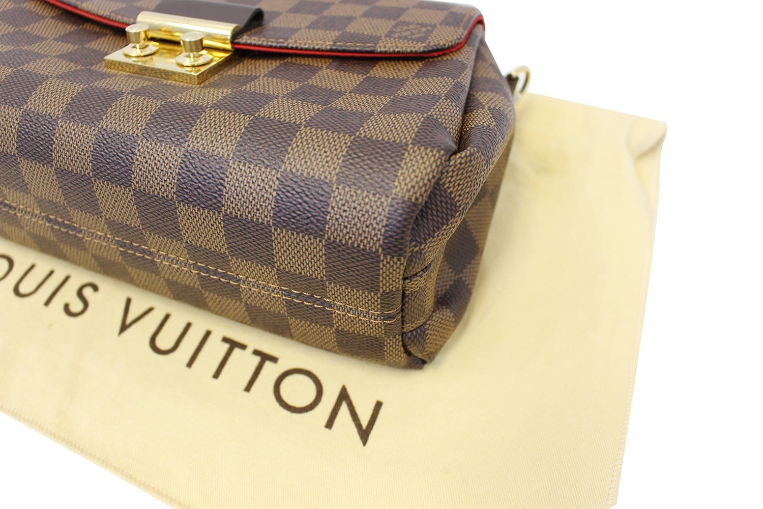 Louis Vuitton Damier Ebene Croisette Shoulder Bag