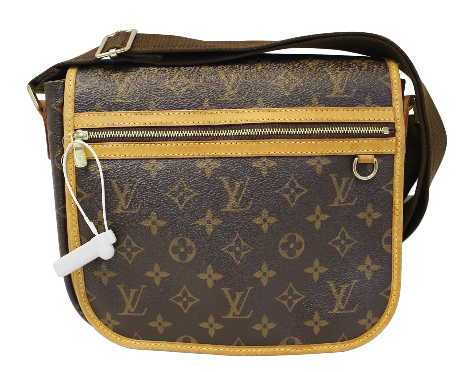 Louis+Vuitton+Bosphore+Shoulder+Bag+PM+Brown+Canvas for sale