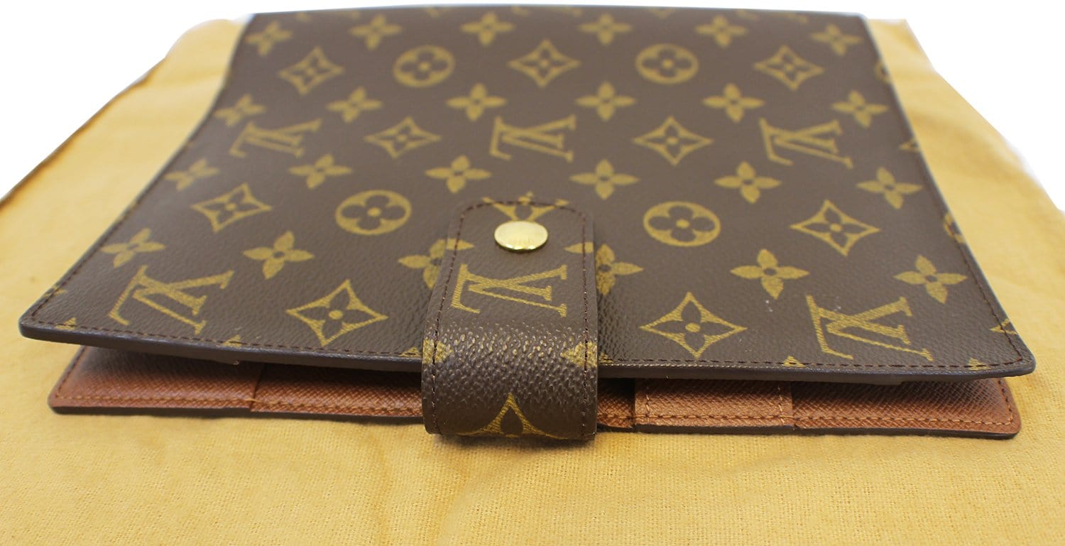 LOUIS VUITTON Monogram Agenda GM Day Planner Cover