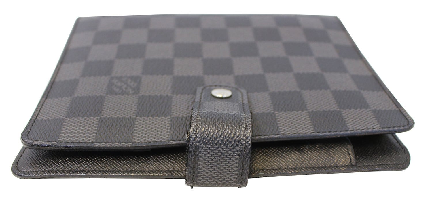 LOUIS VUITTON Damier Graphite Agenda MM Day Planner Cover