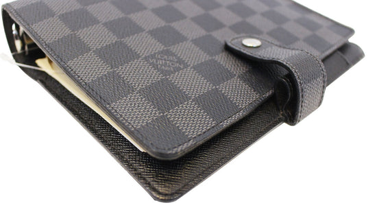 Louis Vuitton Damier Graphite Agenda Mm Day Planner Cover