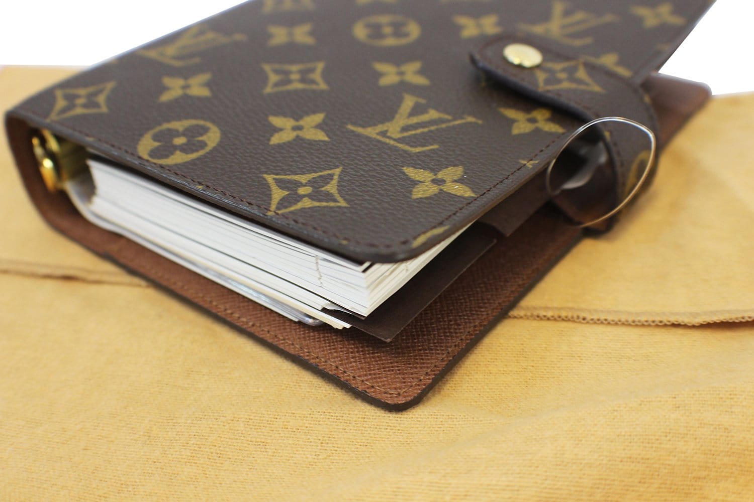 LOUIS VUITTON Monogram Canvas Agenda MM Day Planner Cover