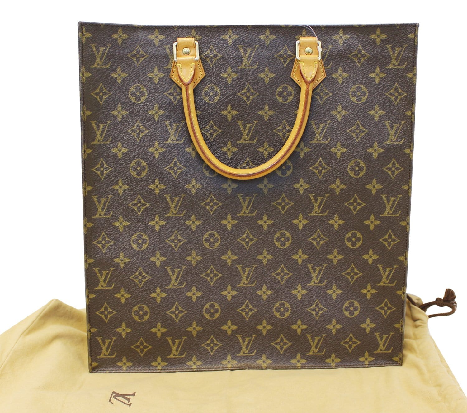 Louis Vuitton Womens Monogram Sac Plat Tote