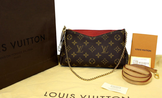 Louis Vuitton Monogram Canvas Pallas Clutch (SHF-20532) – LuxeDH