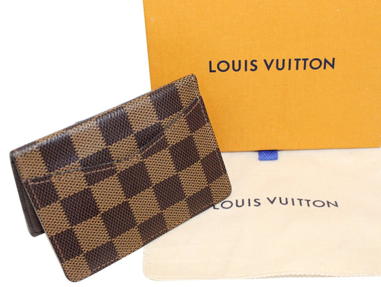 Louis Vuitton X Nigo Pocket Organizer Damier Ebene Giant Brown for Men