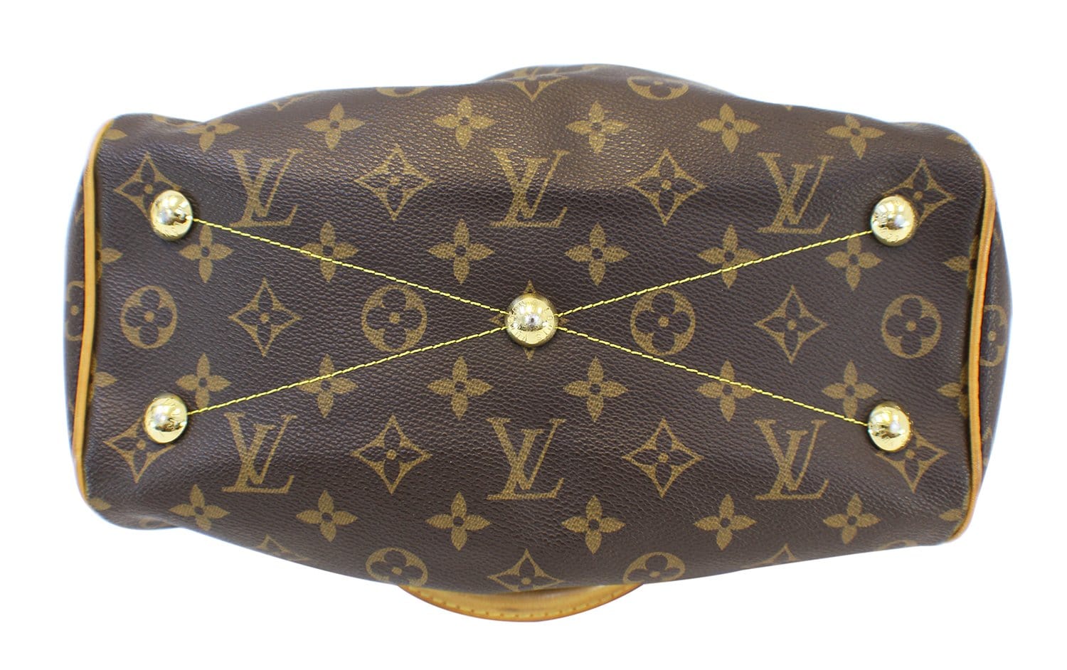 Authentic LOUIS VUITTON Monogram Tivoli PM Shoulder Handbag E3182