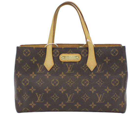 LOUIS VUITTON Monogram Canvas Wilshire PM Tote Bag