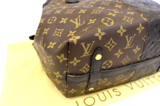 Authentic Louis Vuitton Medium Stripes Bag Marine M40504 Genuine Shoulder  LD567