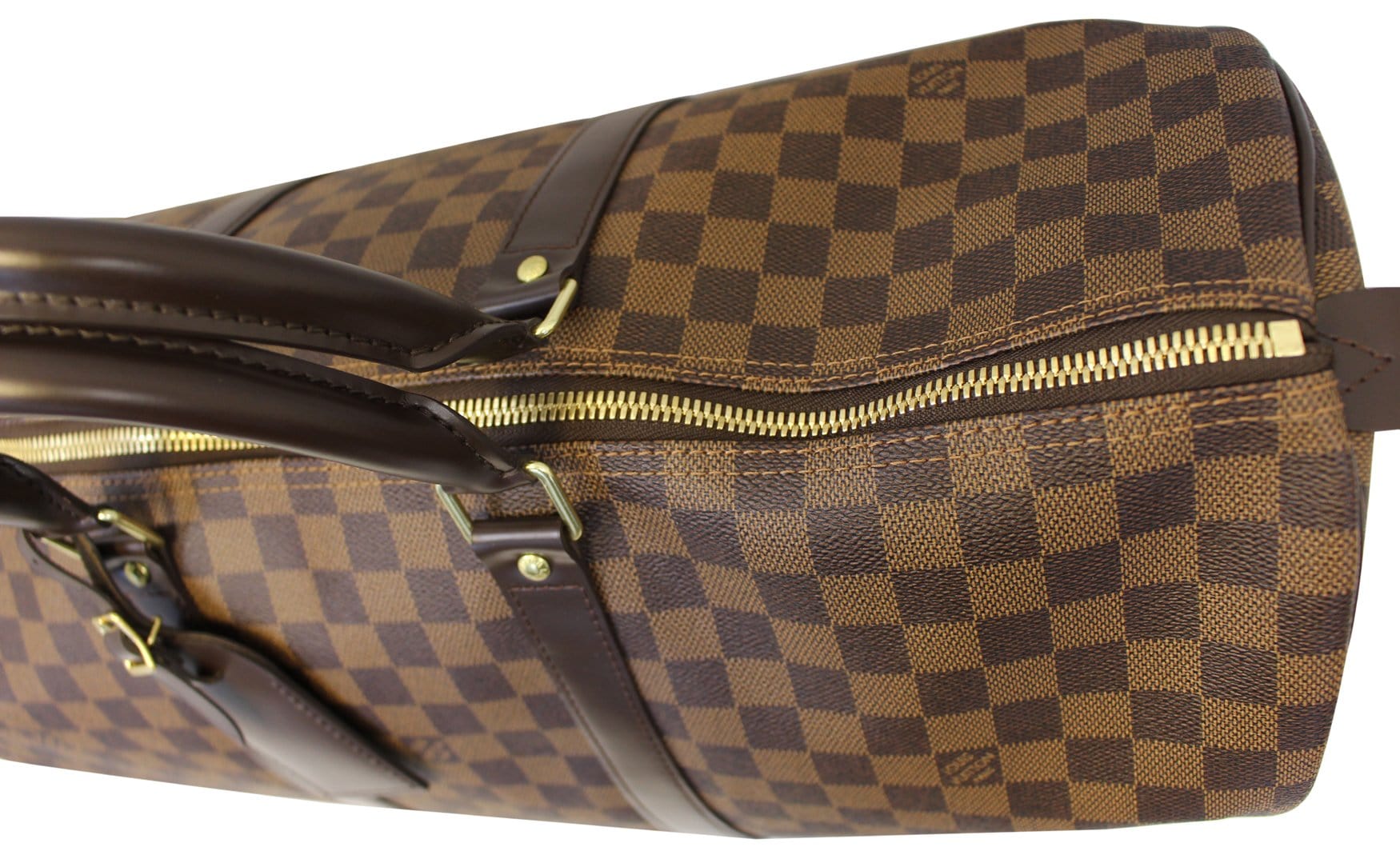 Louis Vuitton LV N48223 Damier Azur Keepall 45 Boston Travel Bag storage bag