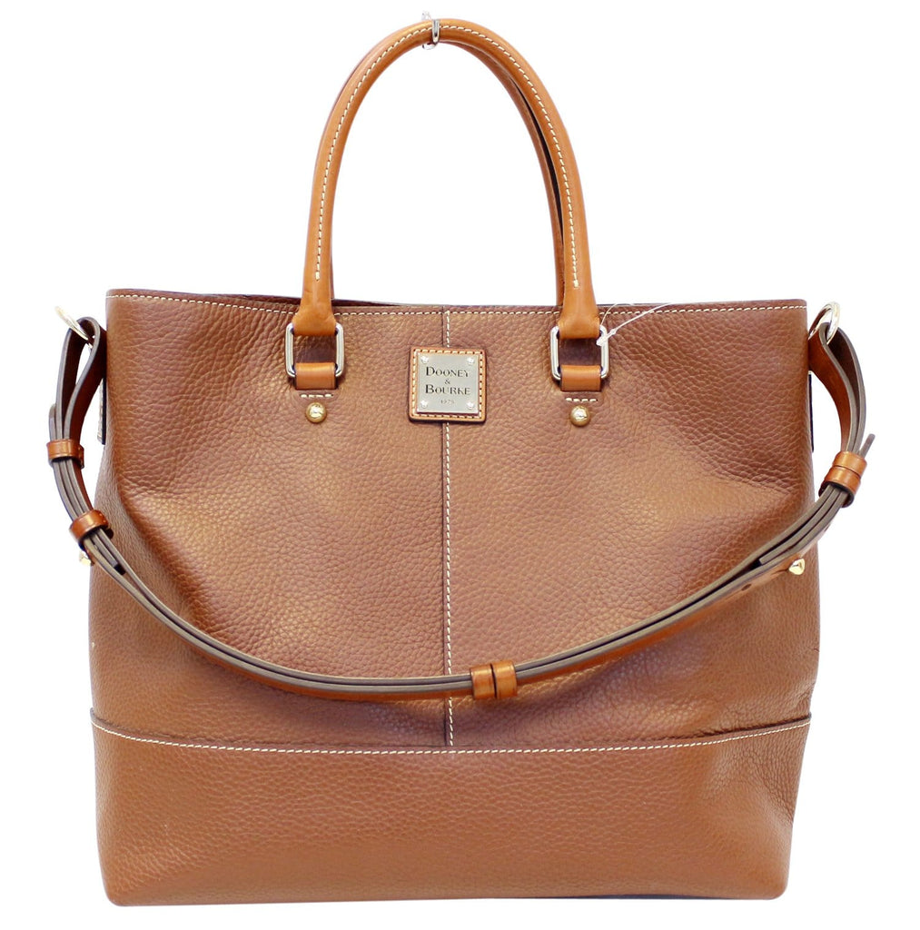 Dooney and Bourke Top Handle Brown Leather Shoulder Bag