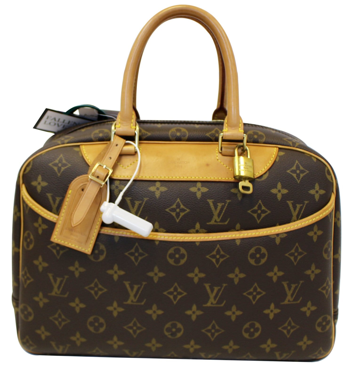 LOUIS VUITTON Monogram Deauville Boston Satchel Bag