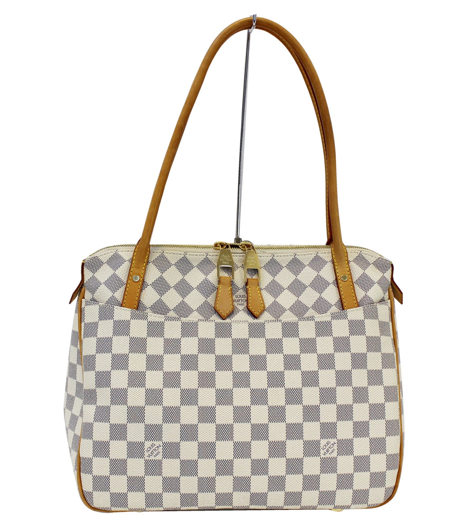 Louis Vuitton Vintage - Damier Azure Figheri PM Bag - White Ivory Blue -  Damier Canvas and Leather Handbag - Luxury High Quality - Avvenice