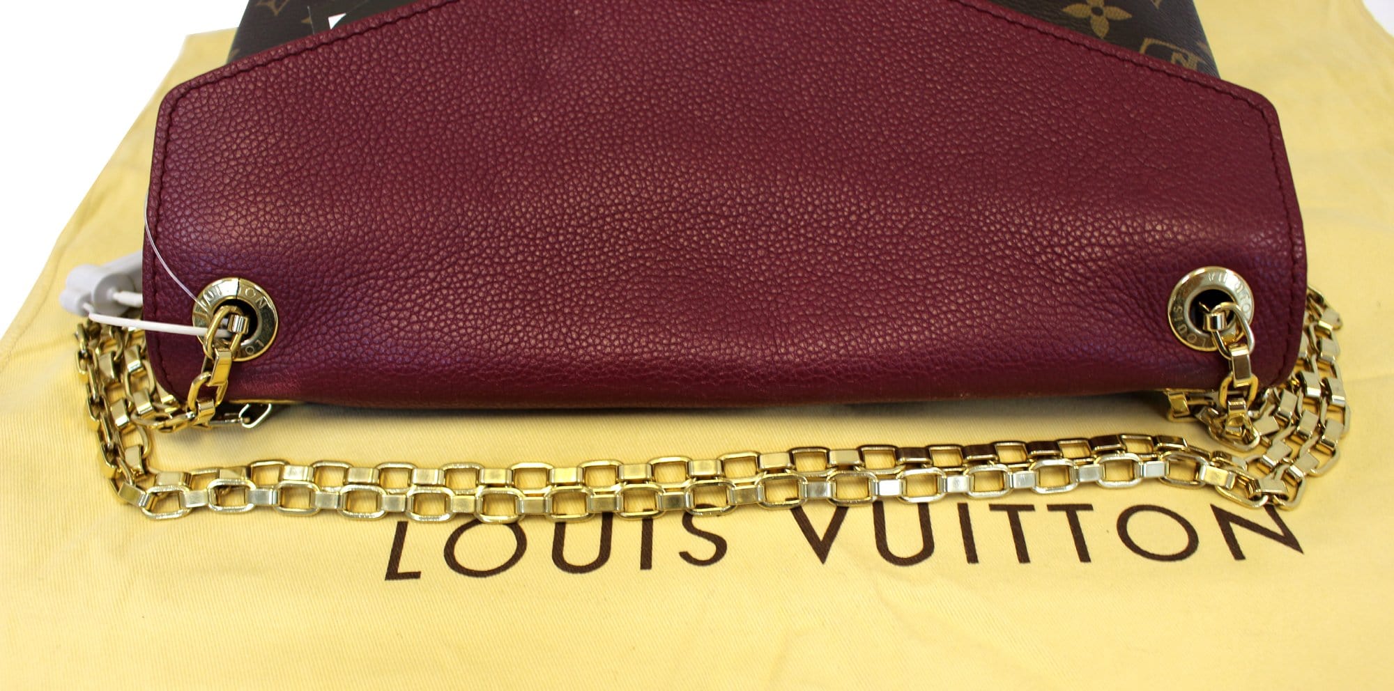 Louis Vuitton Monogram Canvas Fuchsia Felicie Pochette Bag - Yoogi's Closet