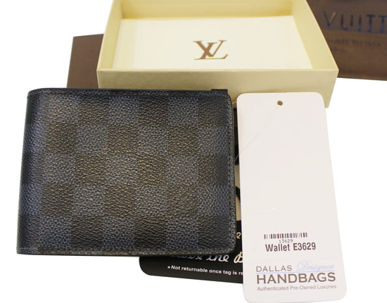 Louis Vuitton 2020s Pre-owned Damier Graphite Wallet - Black