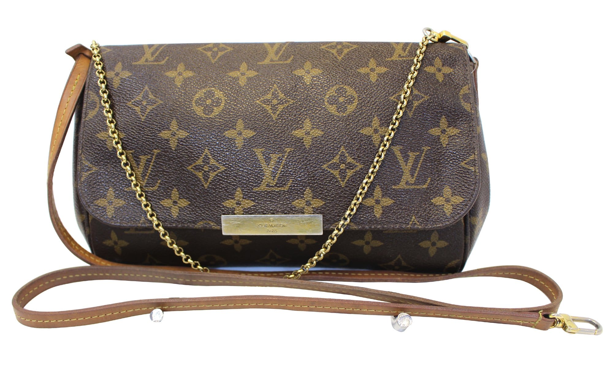 LOUIS VUITTON Monogram Canvas Favorite MM Crossbody Bag