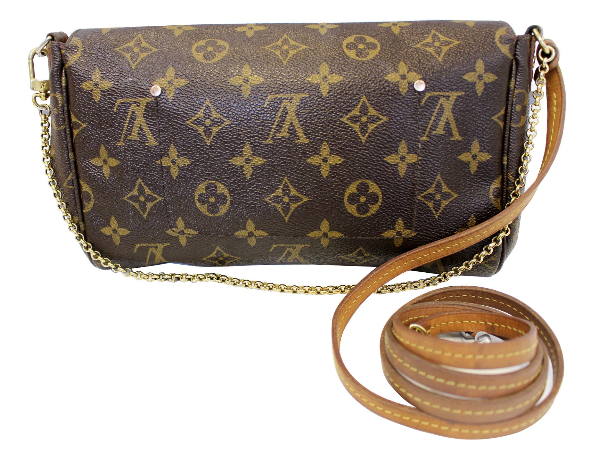 LOUIS VUITTON Monogram Canvas Favorite MM Crossbody Bag