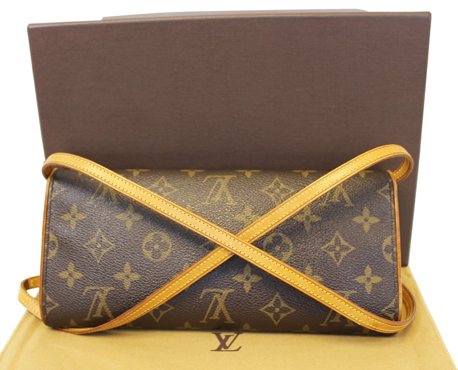 LOUIS VUITTON Pochette Twin GM Monogram Canvas Shoulder Bag