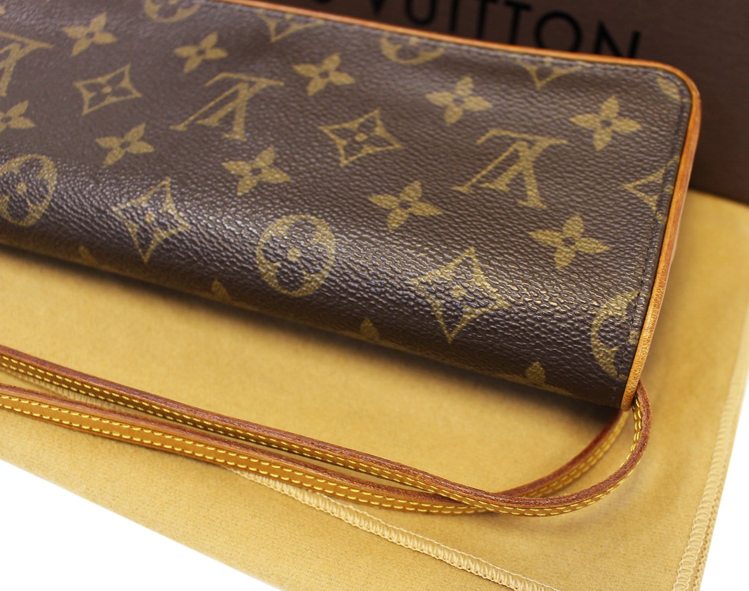 LOUIS VUITTON Pochette Twin GM Monogram Canvas Shoulder Bag