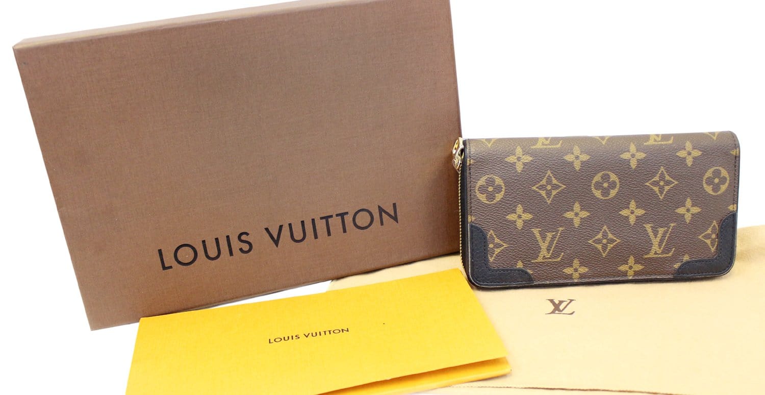 Louis Vuitton Multicolor Zippy Monogram Noir Black Zip Around 872385 Wallet  For Sale at 1stDibs