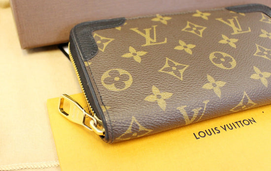 Louis Vuitton Monogram Retiro Zippy Wallet with Noir - A World Of