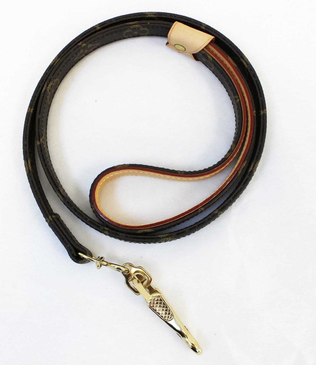 LOUIS VUITTON Monogram Baxter Dog Collar MM 245268