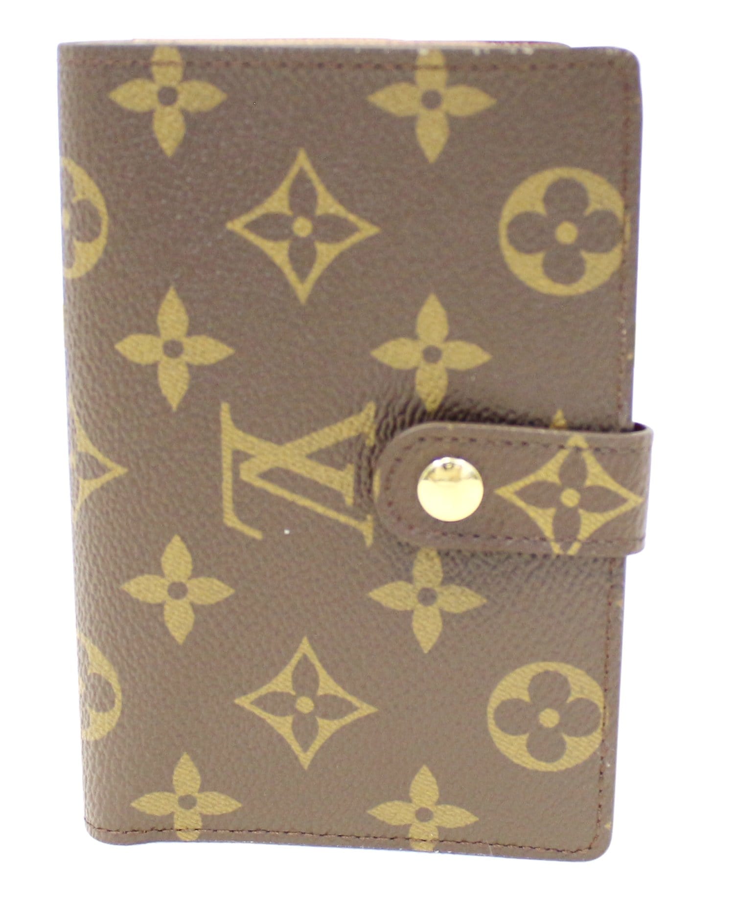 Louis Vuitton Coated Canvas Passport Travel Wallet on SALE