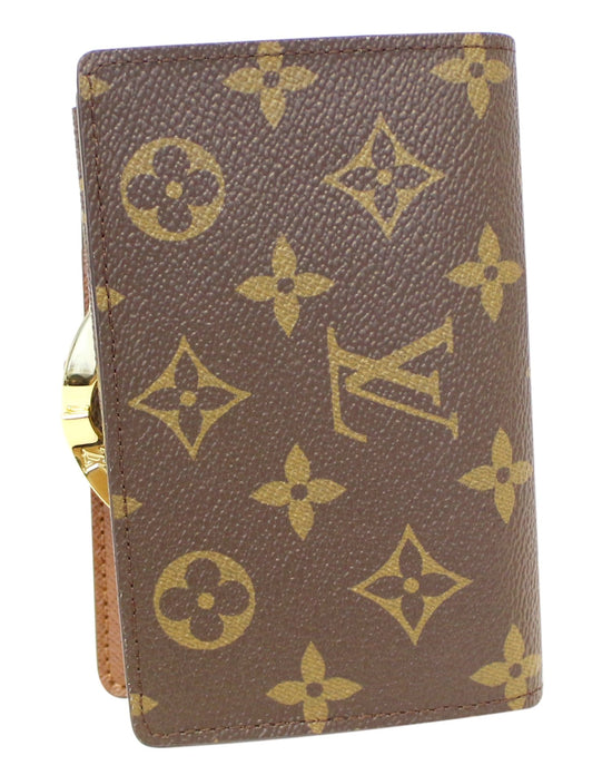 Authentic Louis Vuitton French Purse Wallet Monogram Canvas Vintage