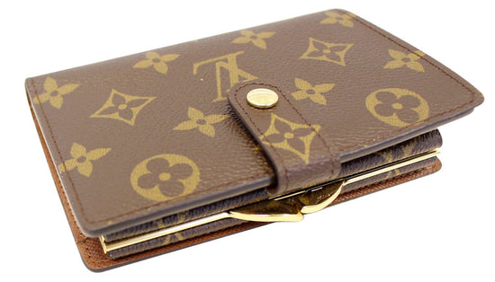 LOUIS VUITTON Monogram French Purse Wallet 124022