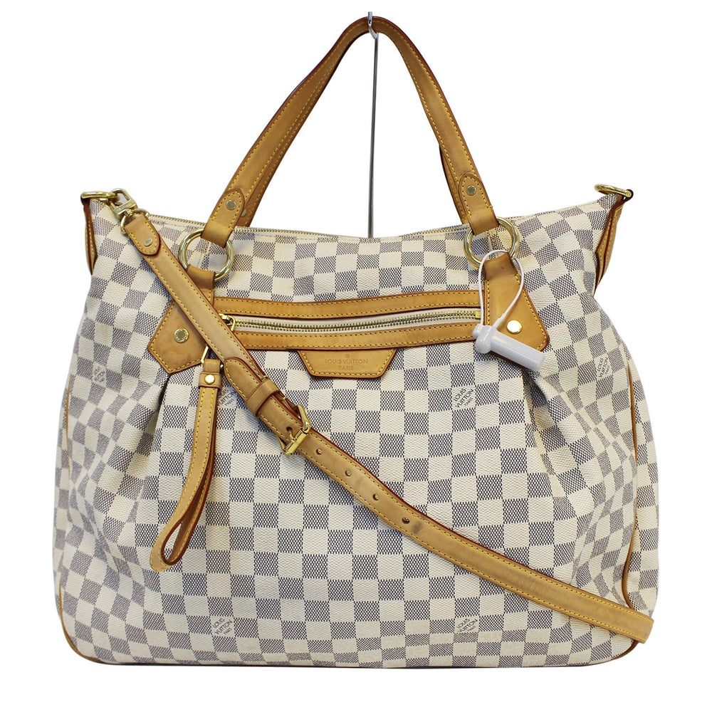 LOUIS VUITTON Evora GM Damier Azur Tote Shoulder Bag E3223