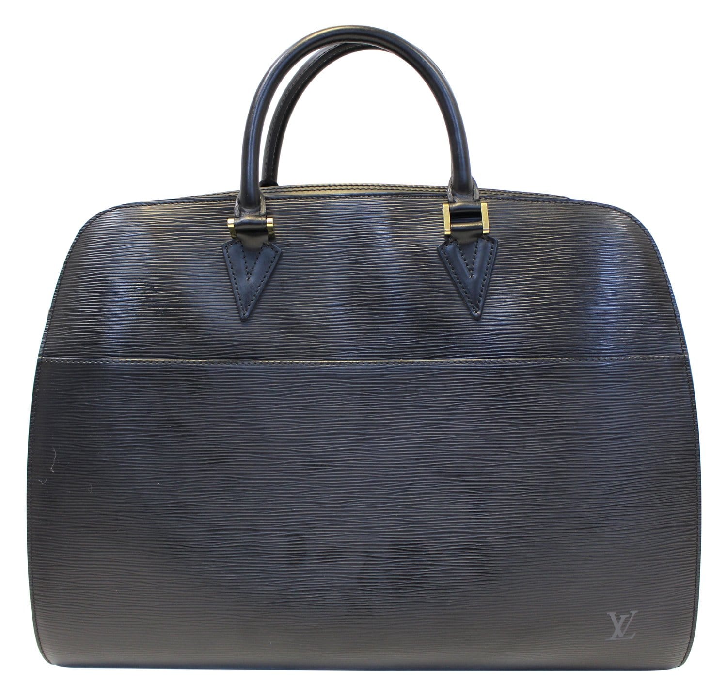 Fab Louis Quatorze Paris Logo-ed Satchel Briefcase Purse Luxery Desginer  Bag