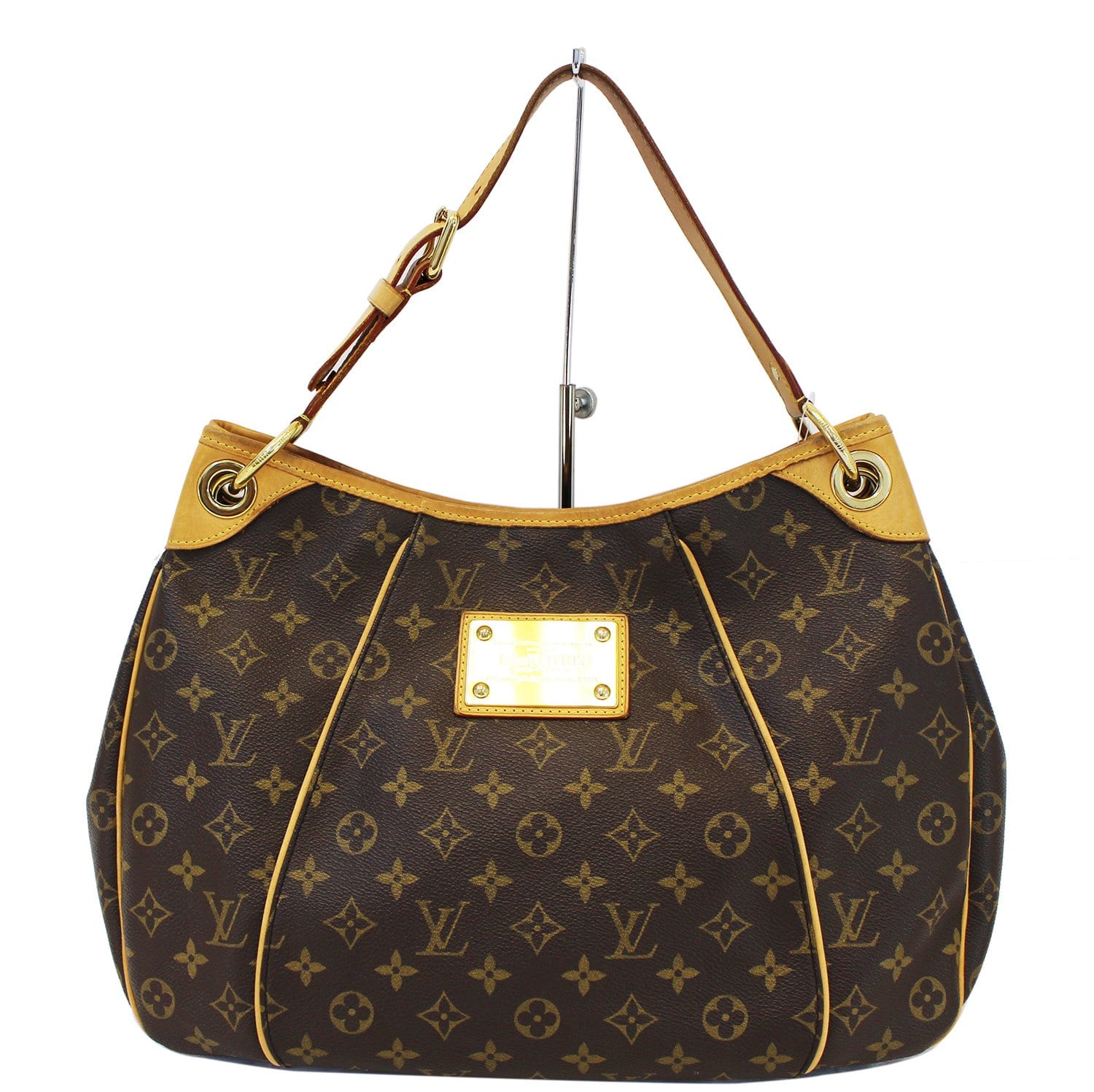 Authentic LOUIS VUITTON Monogram Galliera PM Shoulder Bag E3222