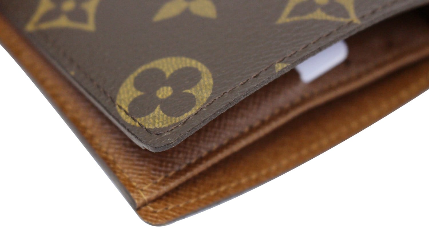 Louis Vuitton Slender Wallet Blurry Monogram Brown