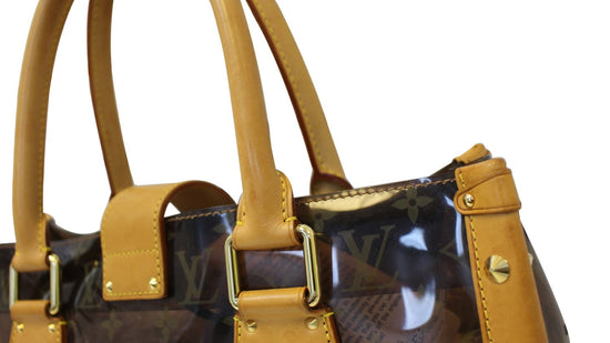  Louis Vuitton, Pre-Loved Monogram Vinyl Ambre Neo Cabas Cruise  MM, Brown : Luxury Stores