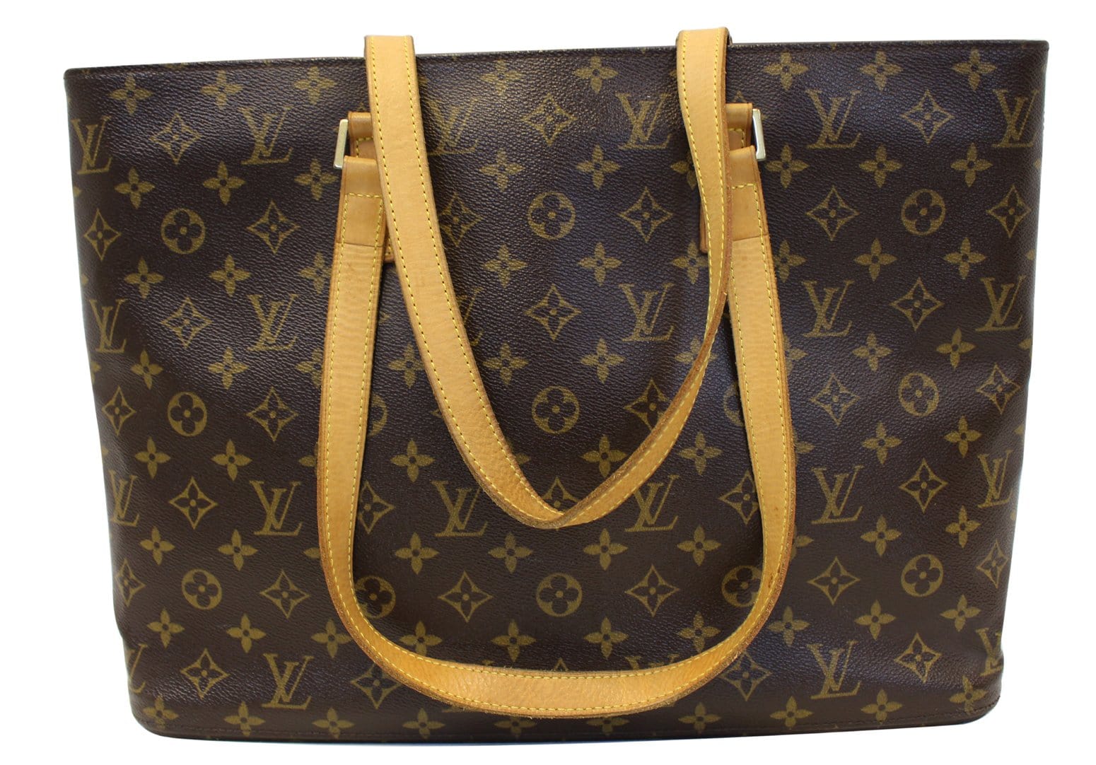 Louis Vuitton 2001 Brown Luco Monogram Canvas Handbag - Brown in