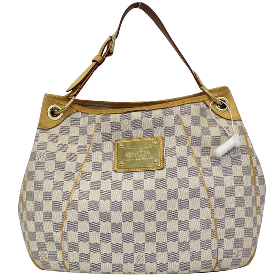 Authentic LOUIS VUITTON Galliera PM Damier Azur Tote Shoulder Bag Purse  #52307