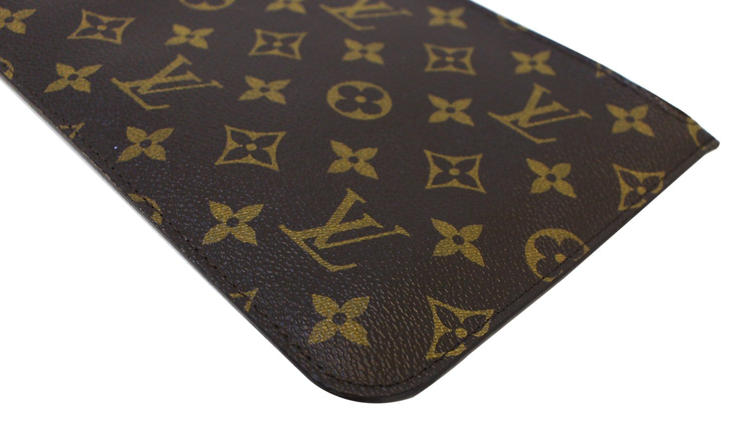 Authentic LOUIS VUITTON Monogram Neverfull MM Pochette Wristlet Clutch