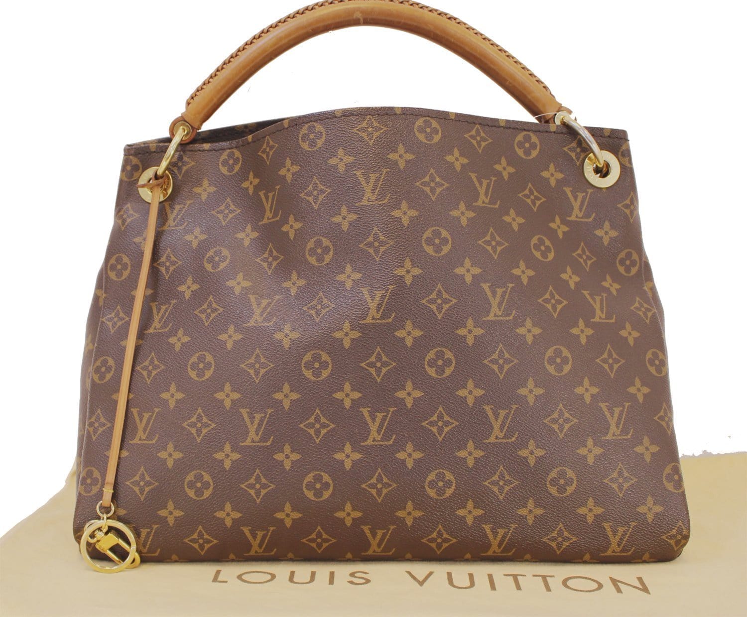 Authentic LOUIS VUITTON Monogram Canvas Artsy MM Shoulder Bag TT1463