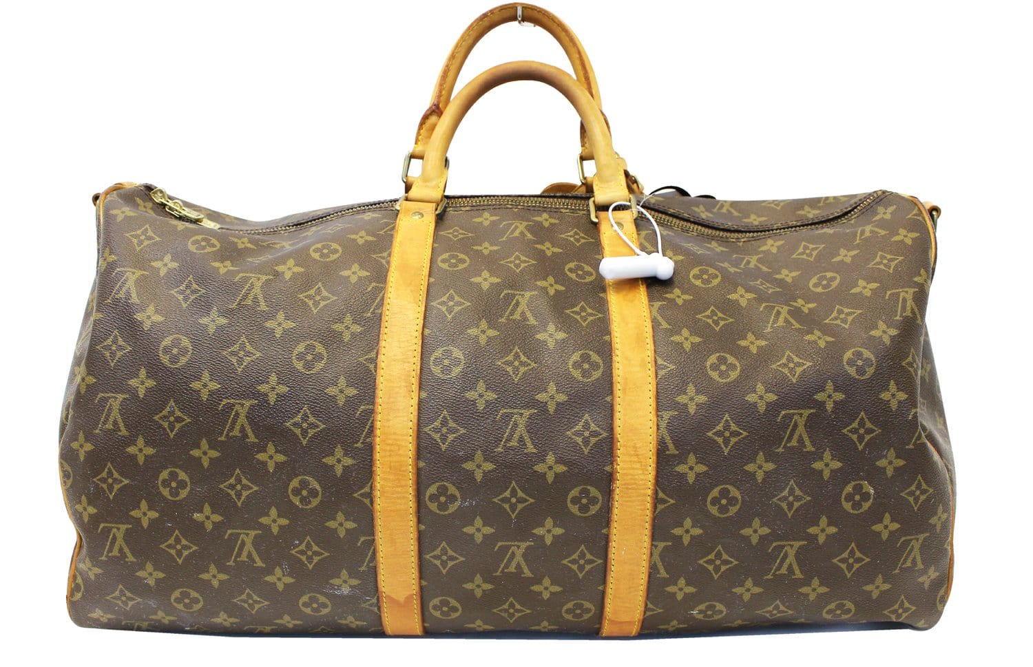 Authentic LOUIS VUITTON Monogram Keepall 55 Boston Bag TT1777