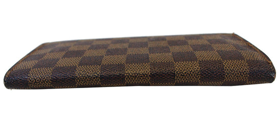 Louis Vuitton billfold wallet, 2008 Damier Ebene pattern, brown