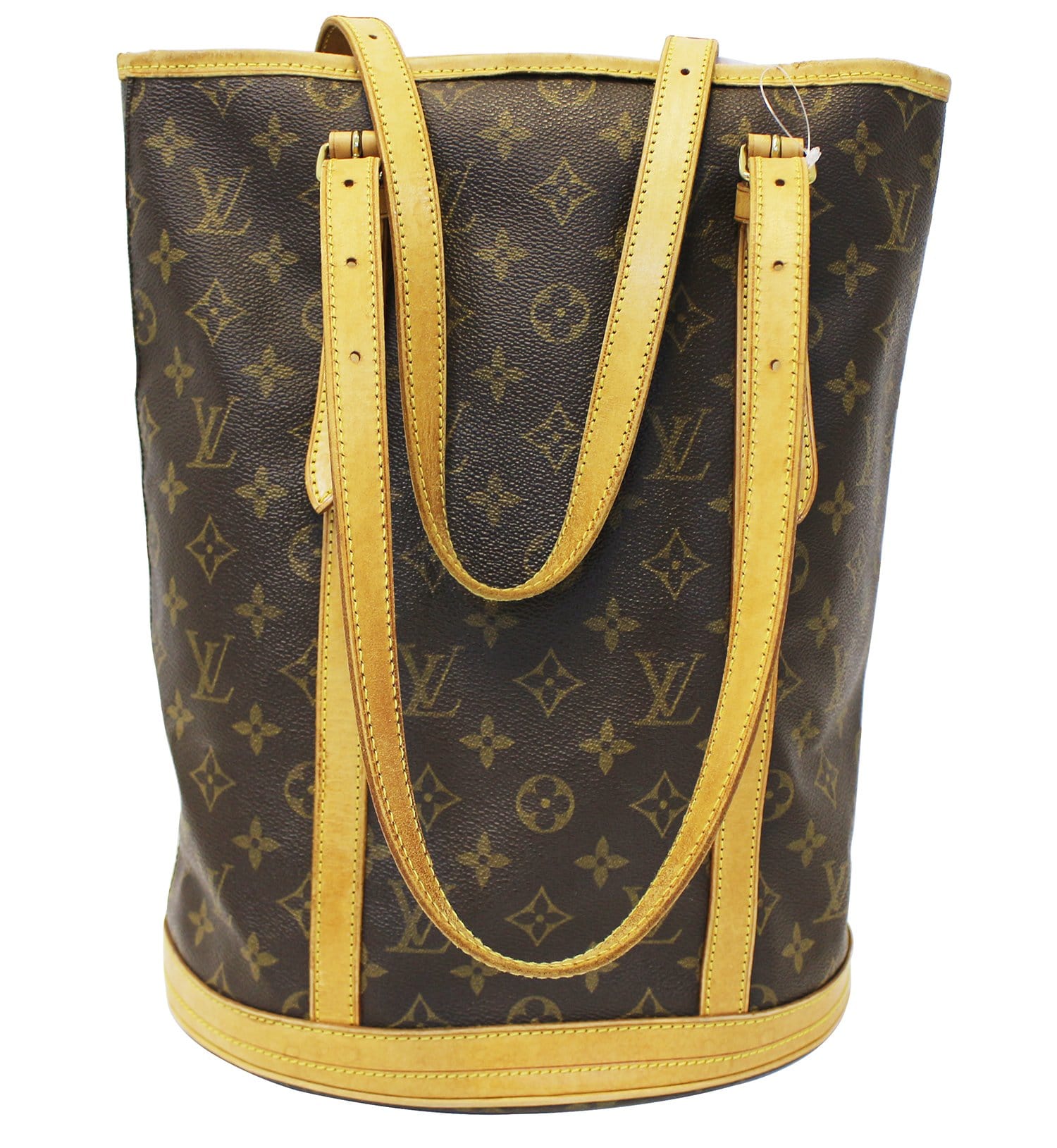 Monogram Leather Bucket GM Tote (Authentic Pre-Owned)