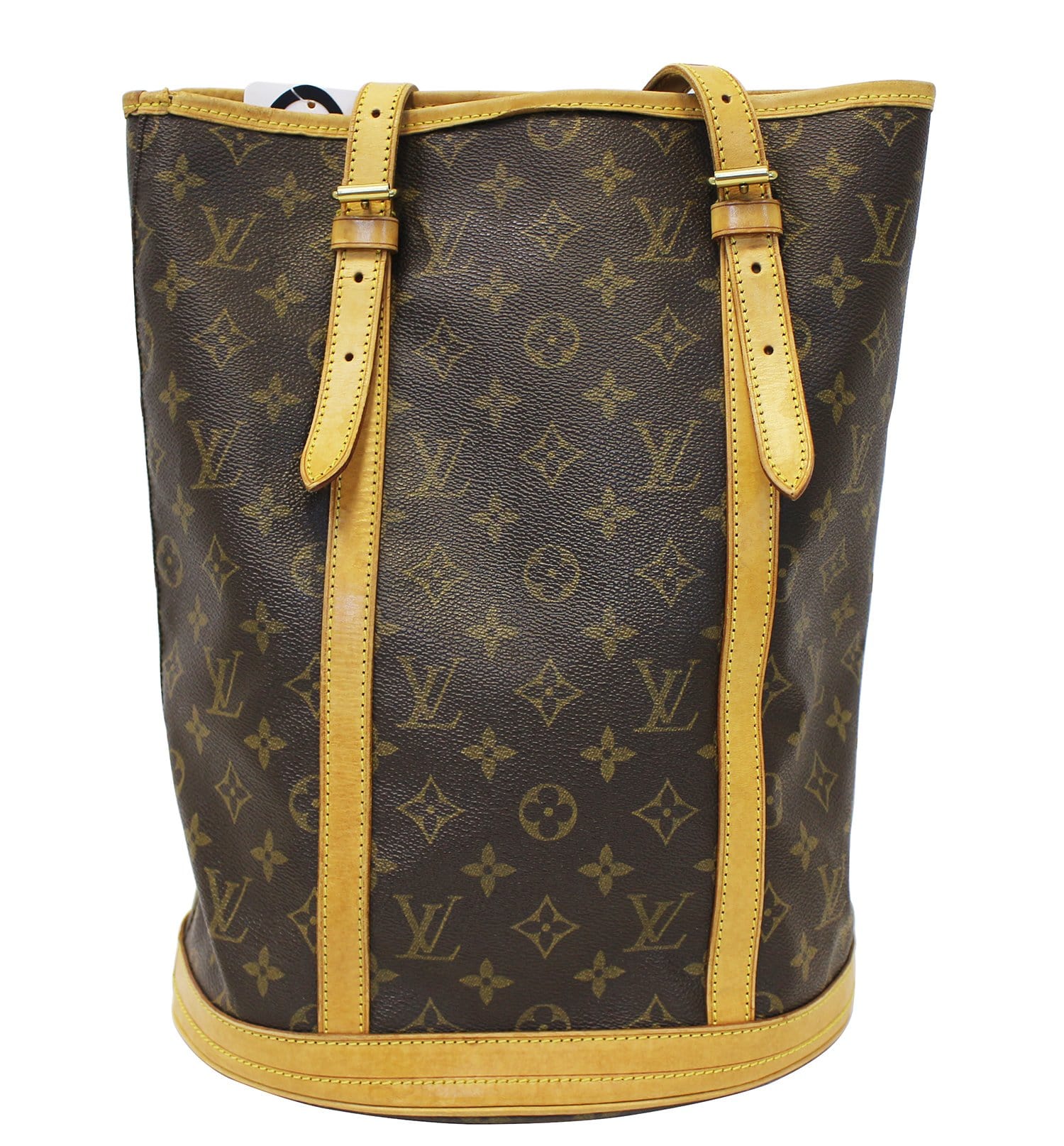 LOUIS VUITTON Monogram Brown Bucket GM Shoulder Bag