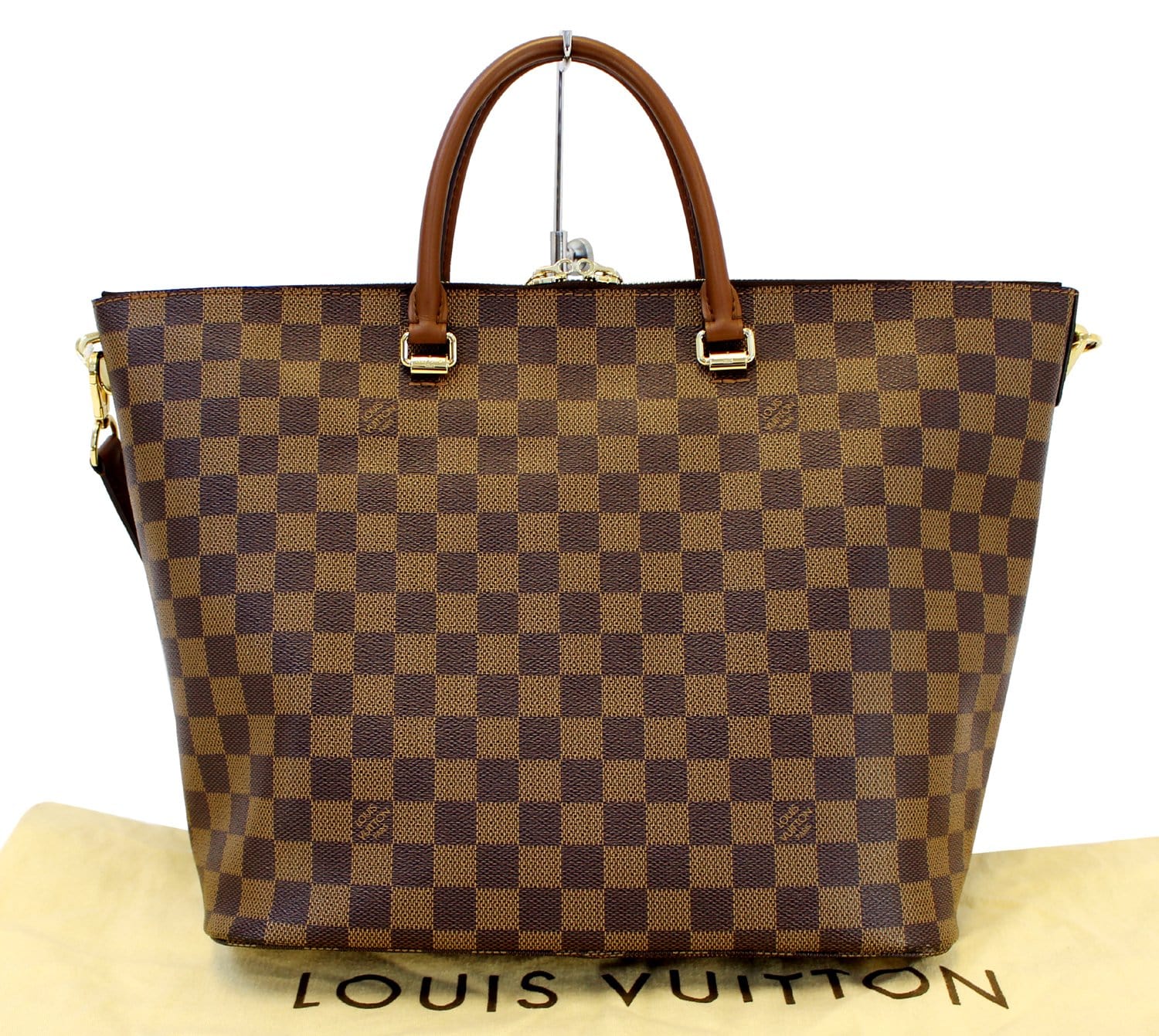 Authentic LOUIS VUITTON Belmont Damier Ebene Shoulder Handbag E3278 | Dallas Designer Handbags