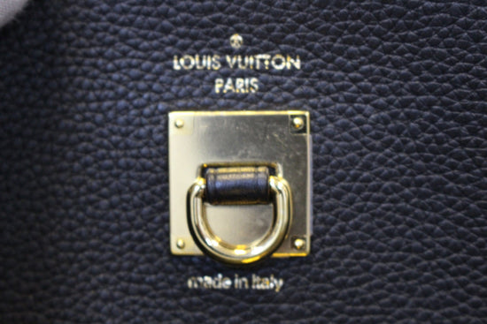Louis Vuitton Noir Calfskin Leather City Steamer MM Bag Louis Vuitton