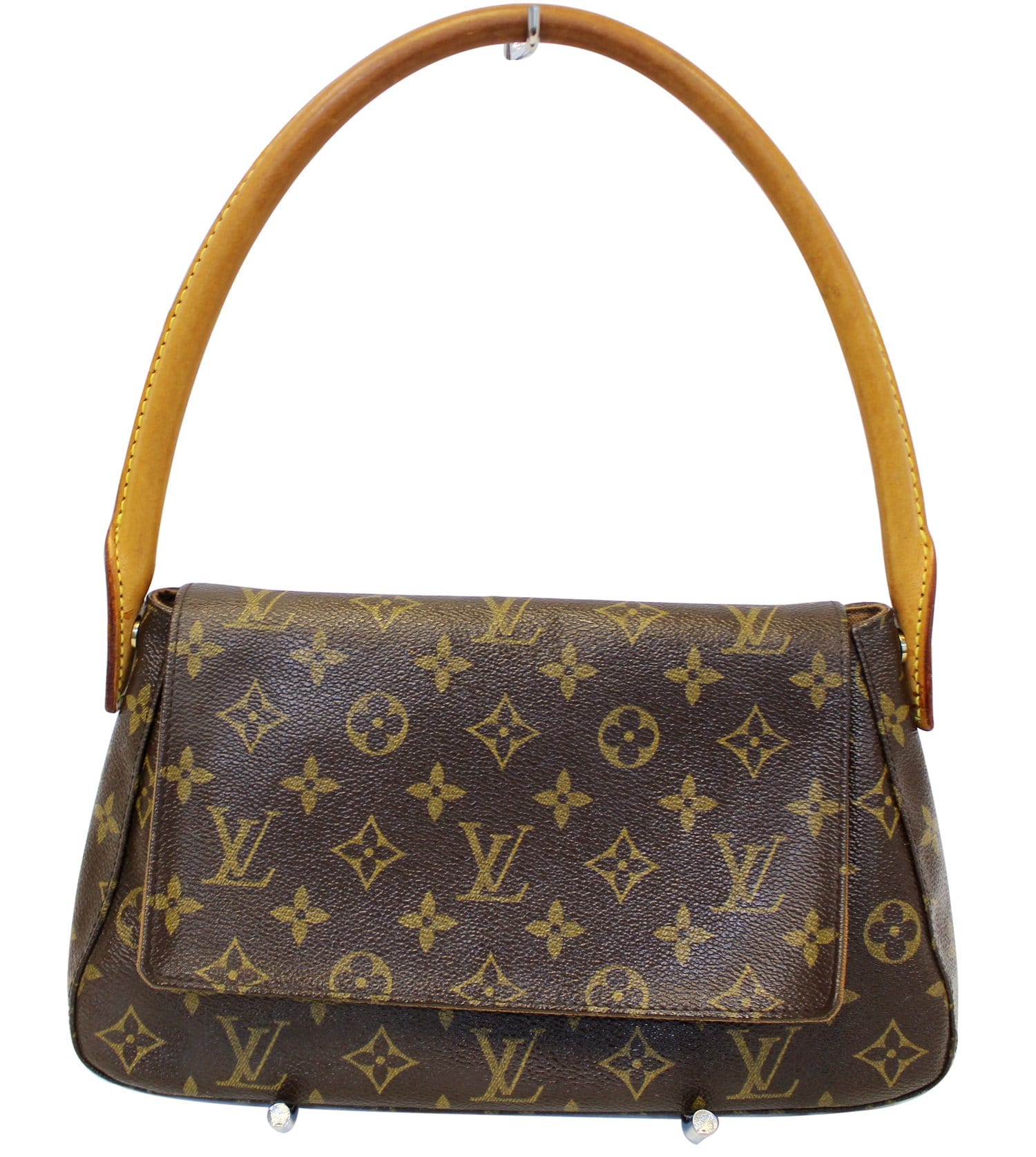 PRE-OWNED LOUIS VUITTON MONOGRAM CANVAS MINI LOOPING HAND/ SHOULDER BAG