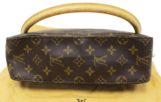 Sac à main Louis Vuitton Looping petit modèle en toile monogram marron et  cuir naturel, Cheap Hotelomega Jordan outlet