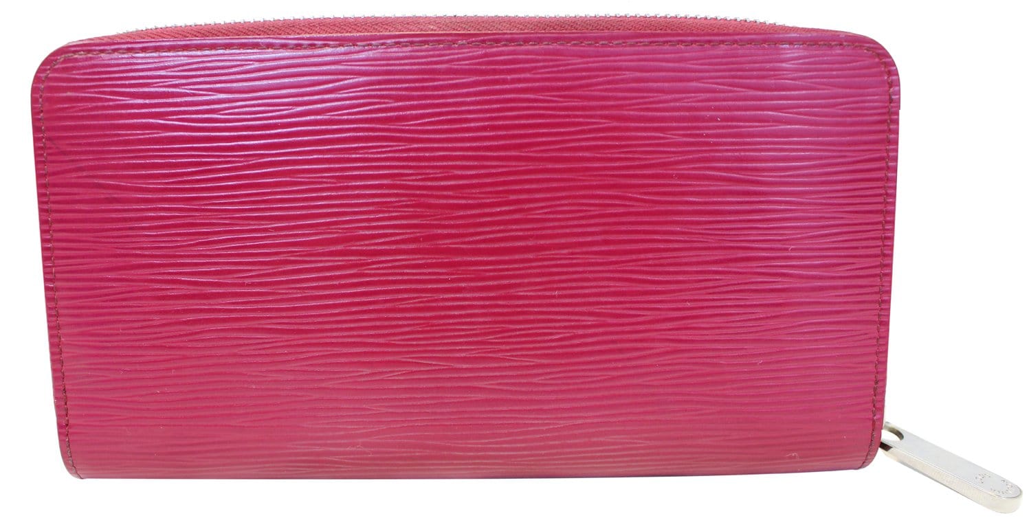 Louis Vuitton M60711 Fuchsia/ Rouge Epi Leather Tri-fold Josephine Wallet  (GI 3114) - The Attic Place