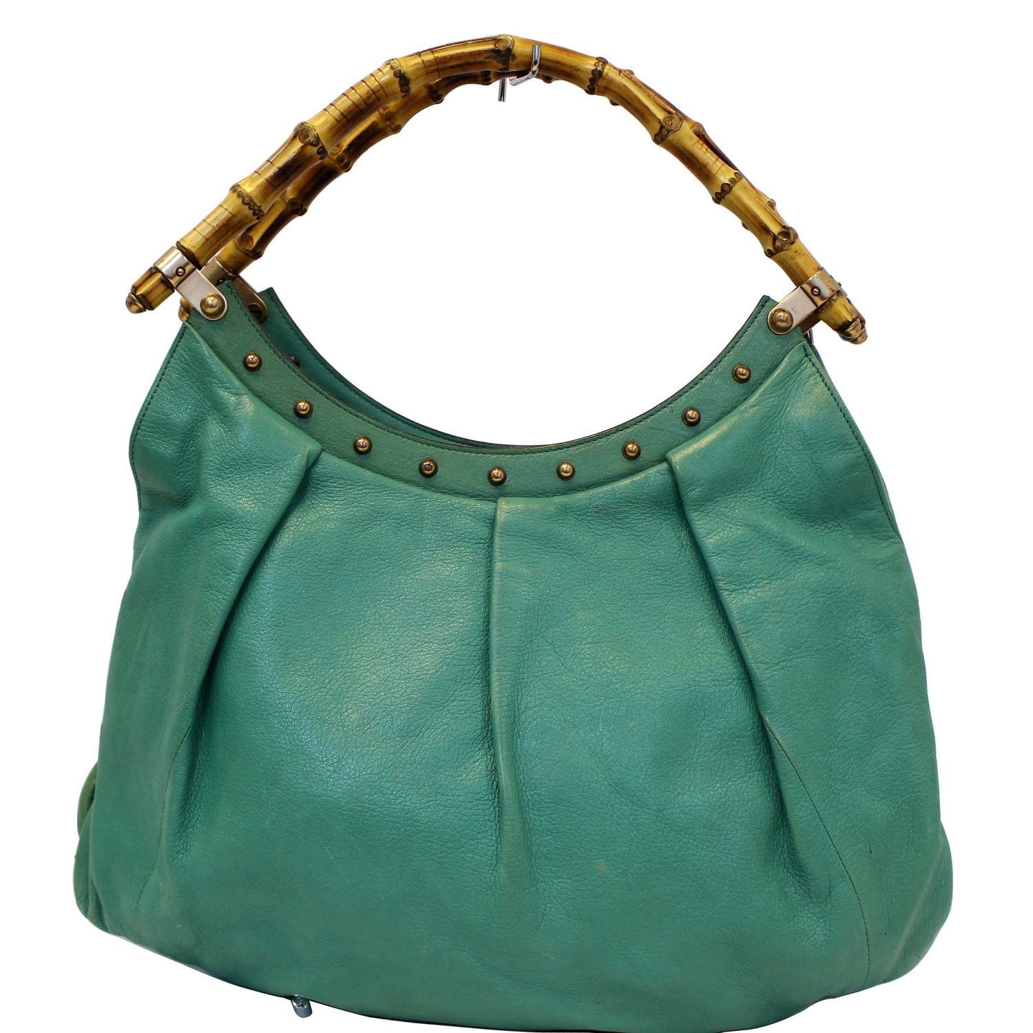 green gucci bamboo bag