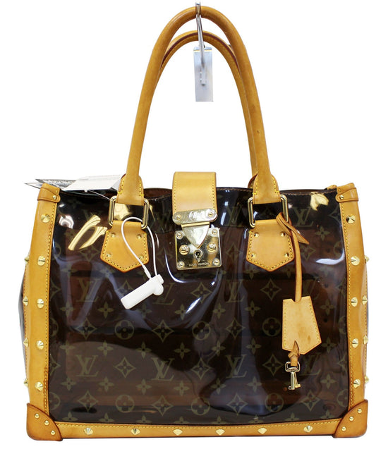 LIMITED EDITION Louis Vuitton Monogram Neo Cruise Clear Vinyl Cabas Tote Bag